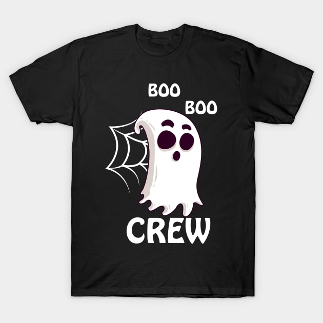 Boo Boo Crew Nurse Ghost Funny Halloween Costume Gift T-Shirt T-Shirt by Trendy_Designs